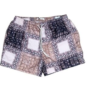 Mens PacSun Patterned Swim Shorts